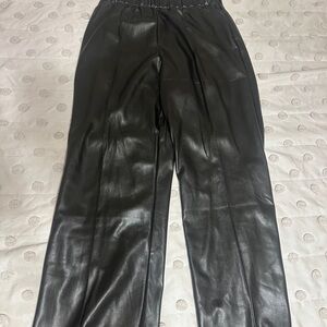 Leather like pants